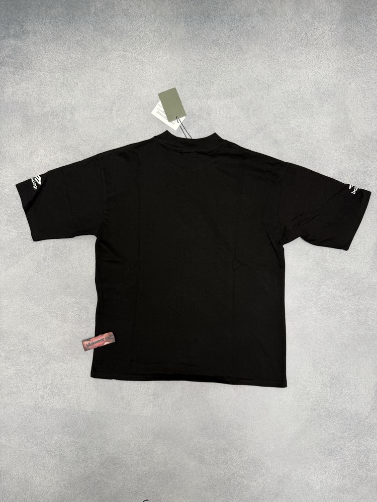 футболка Balenciaga 3B logo tee black S M L