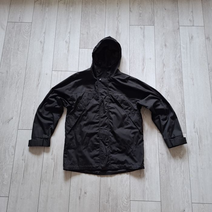 Stormberg kurtka parka męska S czarna daszek jak nowa kaptur jacket