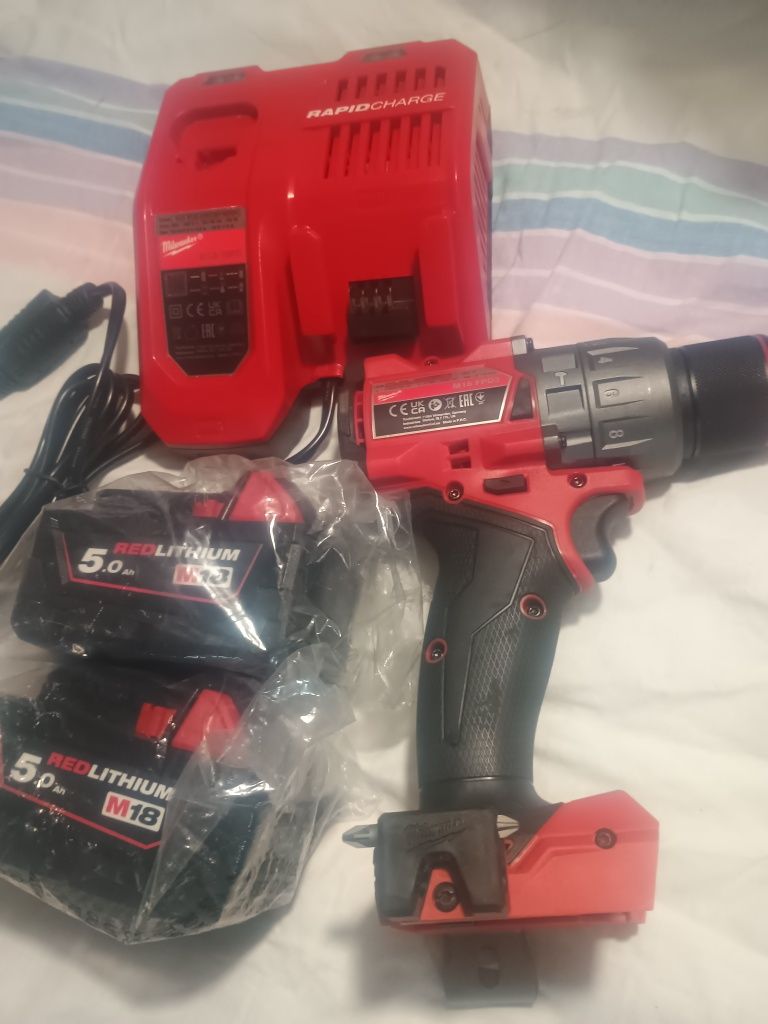Nowa wkrętarka MILWAUKEE FPD3 2X 5 AH