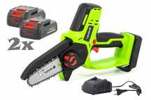 NOWY Zestaw MINI PIŁA łańcuchowa 4GARDEN 20v 2x2Ah NA PREZENT!