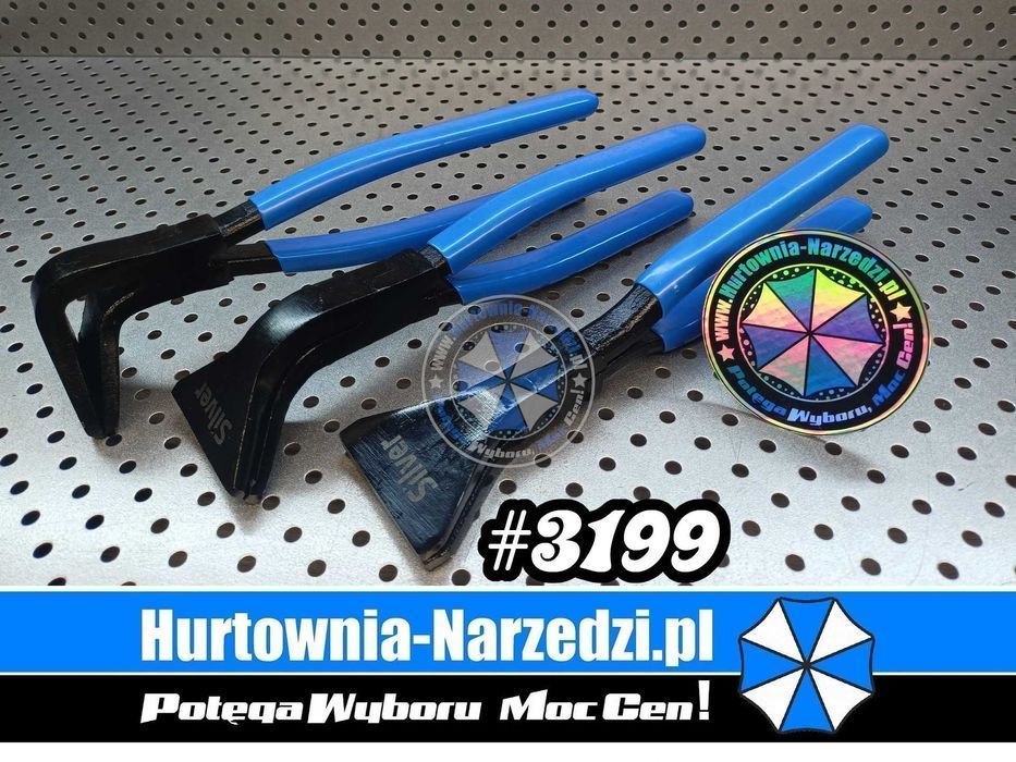 Zestaw szczypiec dekarskich  180° 90° 45° 270mm  szczypce dekarskie