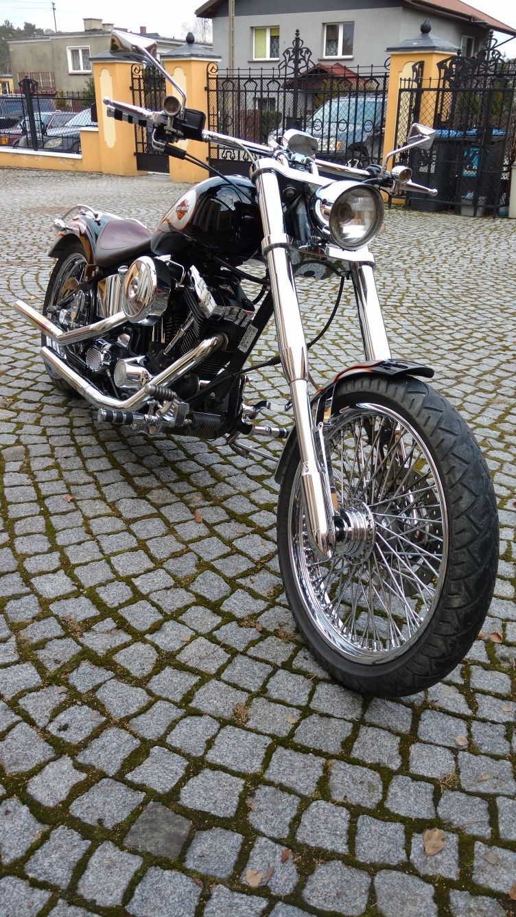 Harley Davidson FXS 1340 EVO 1999 custom up side down