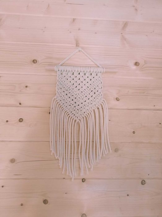 Makrama ecru 44x20, styl boho