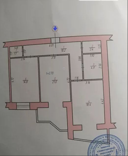 2к в ЖК "Новий квартал" на ОЗЕРНІЙ! Здана новобудова!