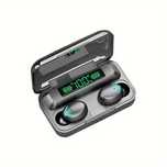Fones de Ouvido Powerbank Bluetooth TWS F9-5 HiFi com Microfone