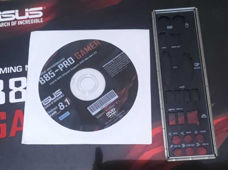 Материнська плата Asus з оперативкою та процесором в ідеальному стані