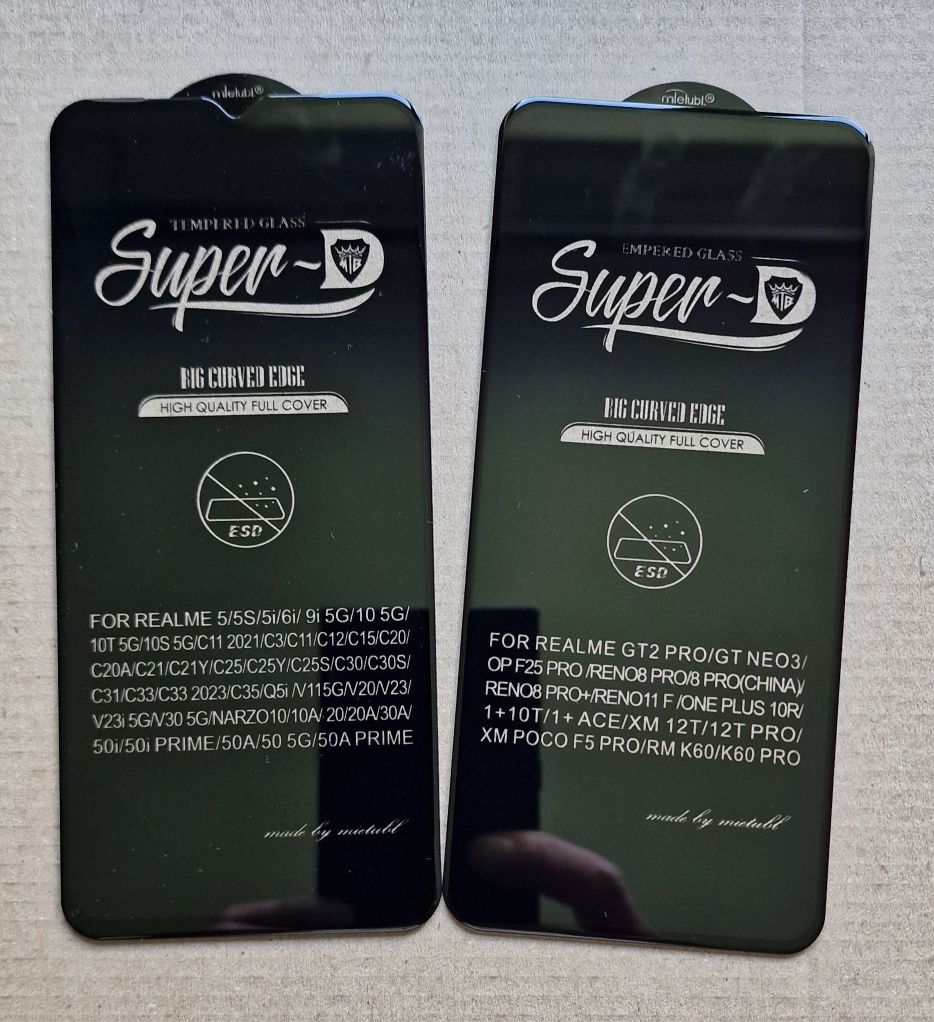 Захисне скло Super D Mietubl OPPO Realme C67 A54 Reno 11 гурт