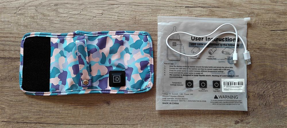 Przenośny podgrzewacz do mleka butelek USB turystyczny do auta szybki