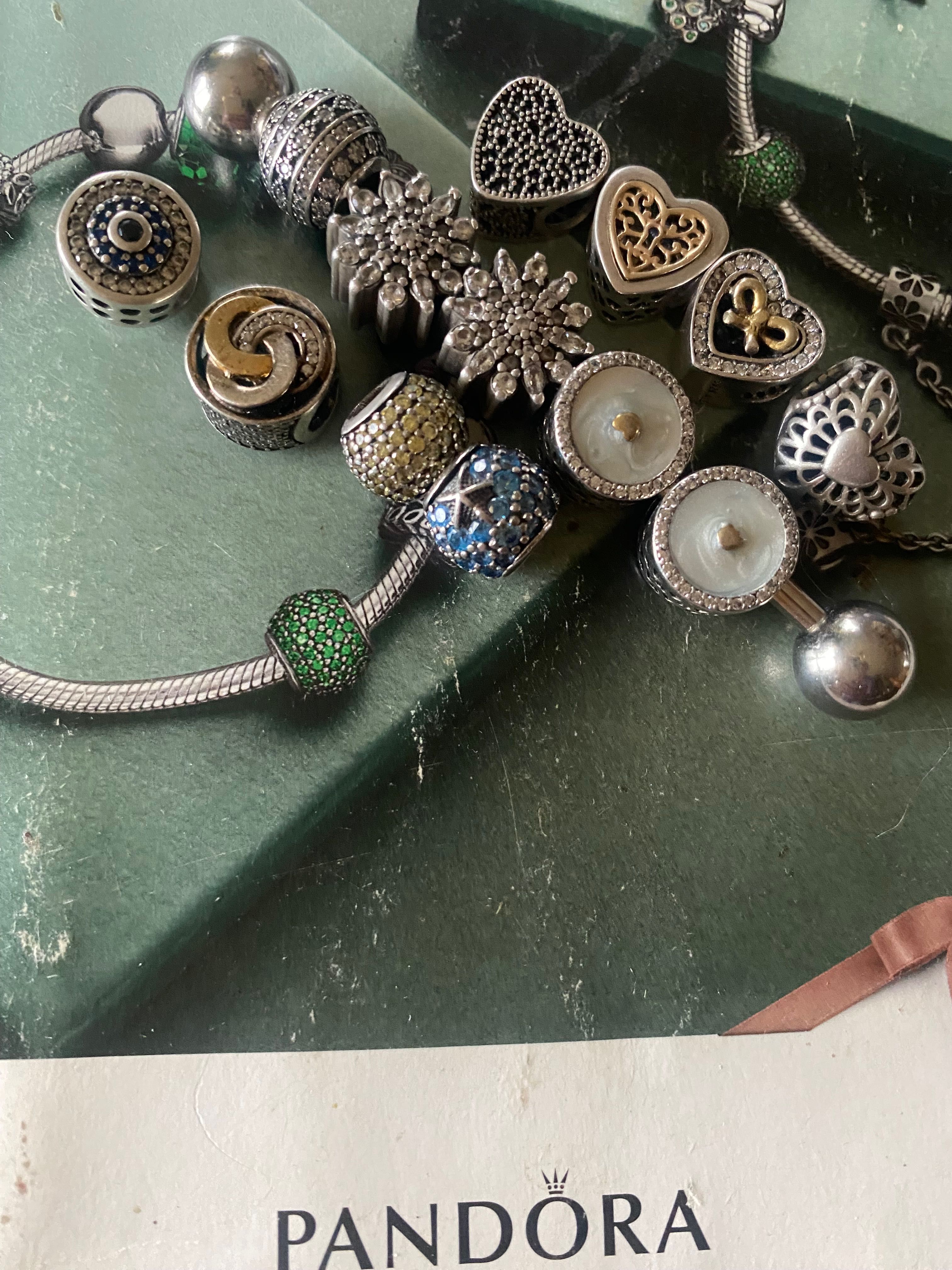 Charms ażurowe serce do bransoletki Pandora