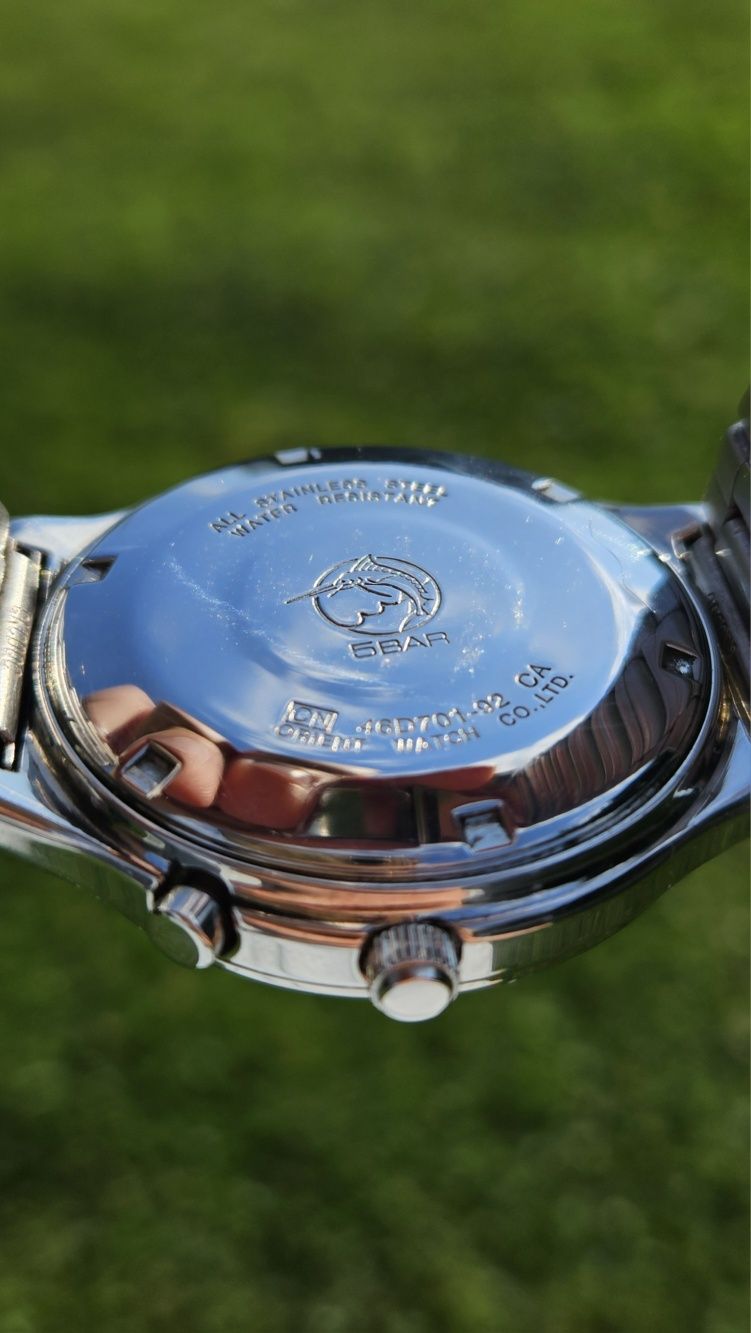 Orient Multi Year, Błękitna Tarcza, Automatyczny
