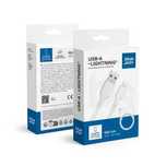 Kabel Blue Star ze złączem USB A do iPhone Lightning 2.4A - biały