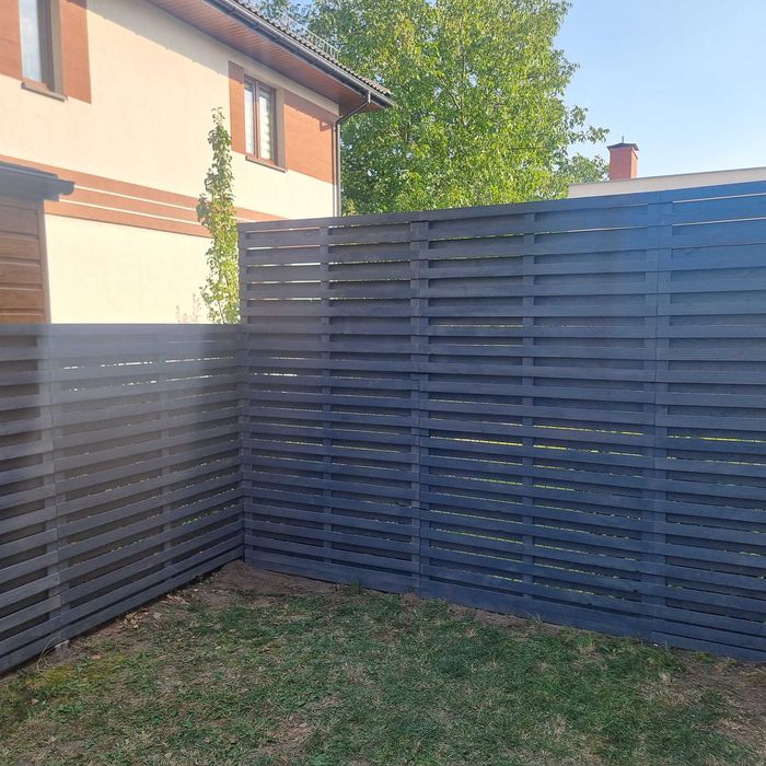 Ogrodzenie płot lamelowy dowolny wymiar kotwy montaż do ustalenia