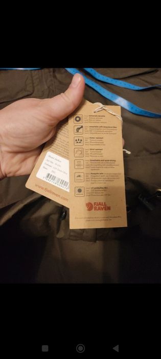 Kurtka męska Parka Fjall Raven Nowa z metką