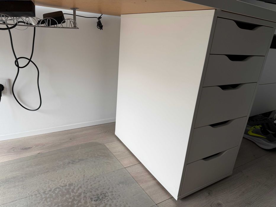 Mesa LINNMON / OLOV 150x75 + ALEX