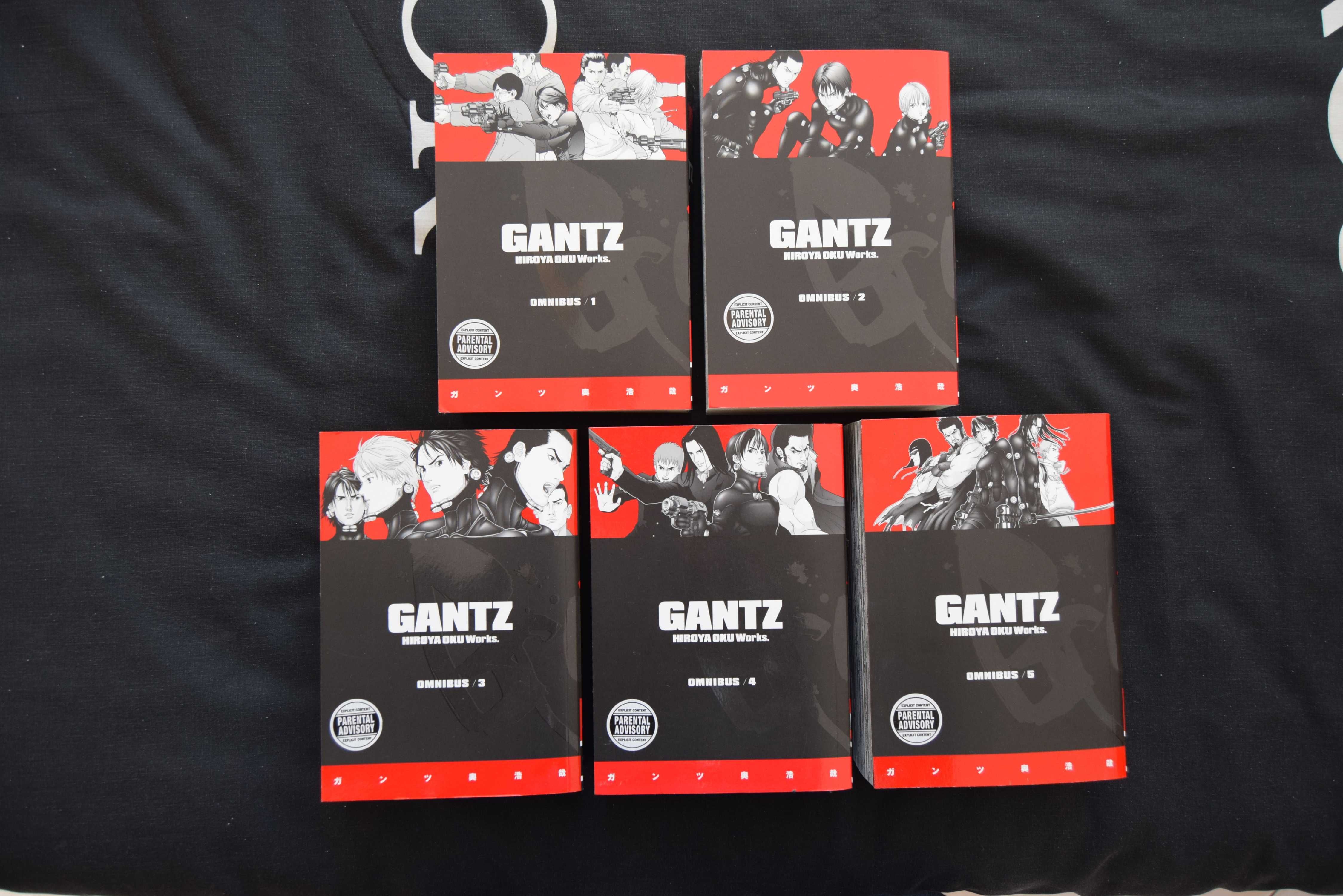 Manga Gantz Omnibus Volumes 1-5 (ENG)