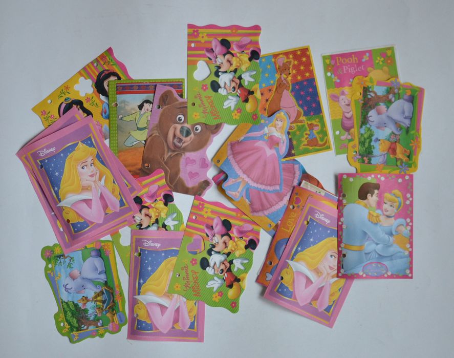Karteczki z bajek Disney 53 sztuki