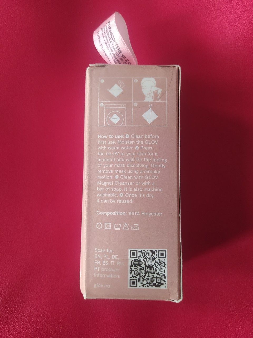 GLOV Mask Remover Pink