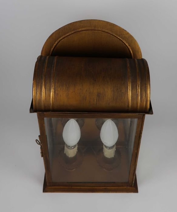 Lanterna de Suspensão antiga eletrificada em chapa