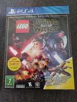 Gra LEGO Star Wars + statek klocki LEGO, PS4, Nowa w folii