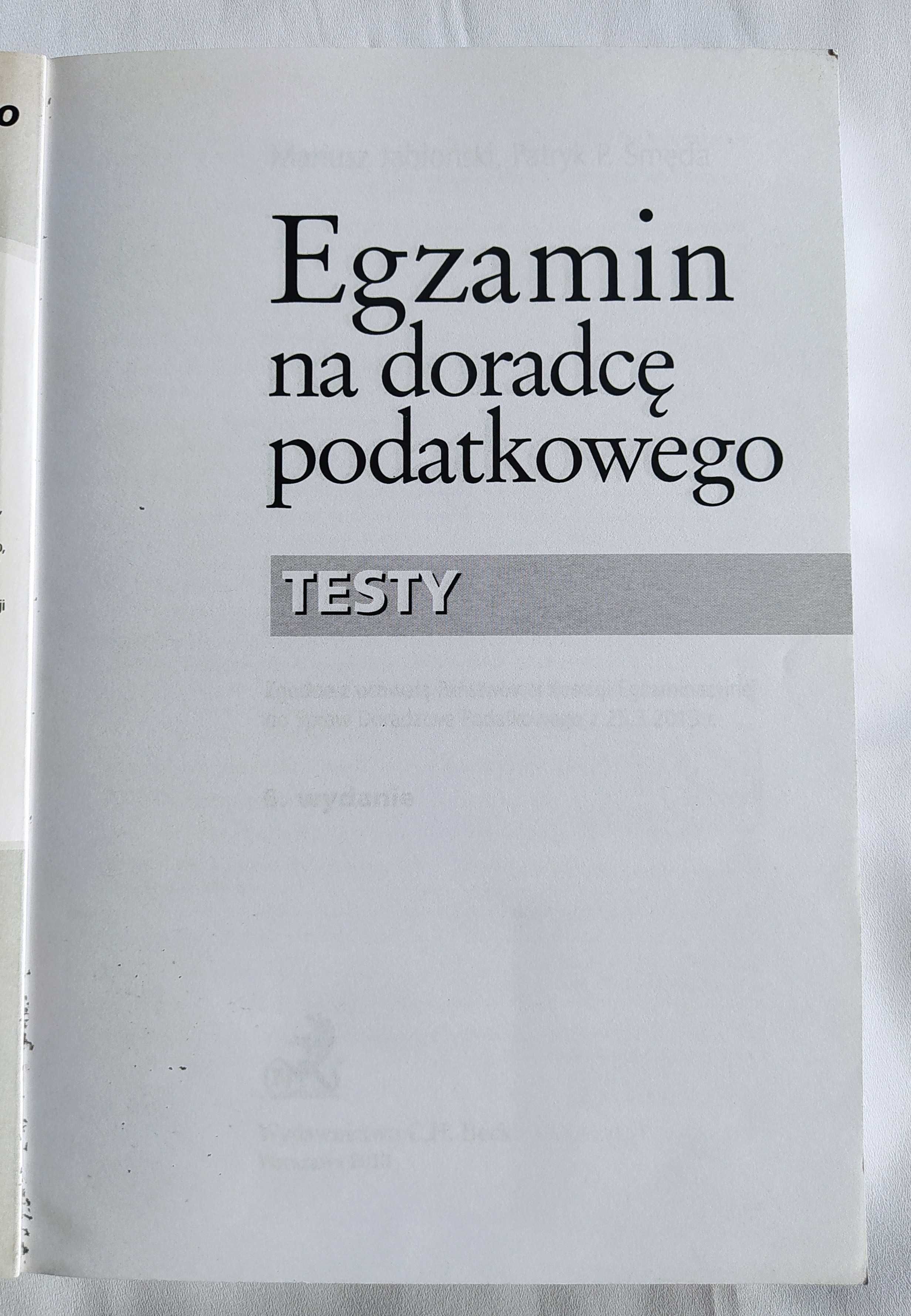 Egzamin na doradcę podatkowego TESTY