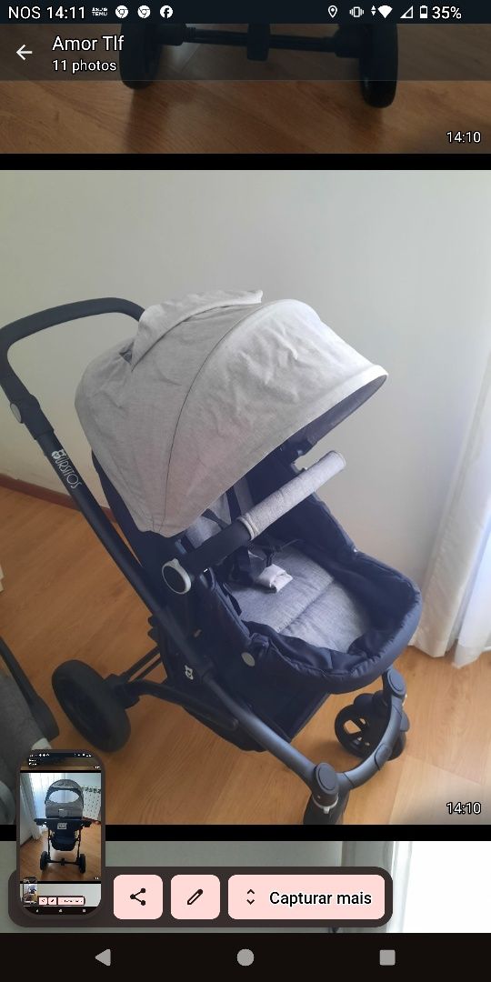 Carrinho bebe passeio