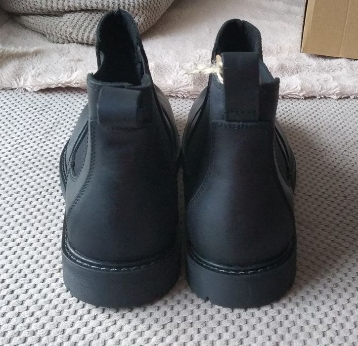 Sztyblety buty męskie czarne skórzane Big Star 45