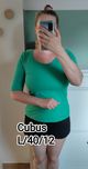 Bluzka top koszulka Cubus L 40 bawełna zielona green summer top