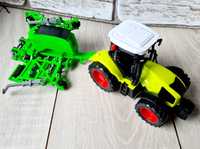 Nowy duży Traktor z maszyną rolniczą - zabawki dla dzieci