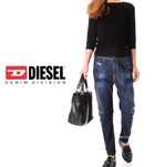 NEW W25 L30 DIESEL Fayza Relaxed-boyfriend Low waist Stretch джинси