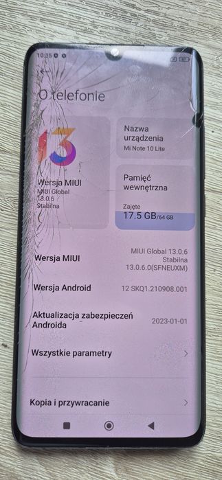 Xiaomi Mi Note 10 lite. Na części.