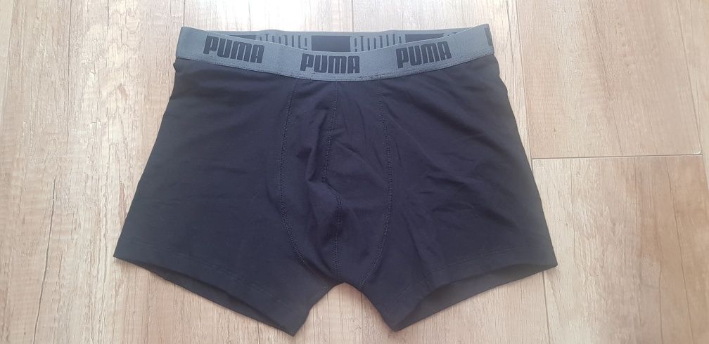 Puma bokserki męskie czarne L Nowe