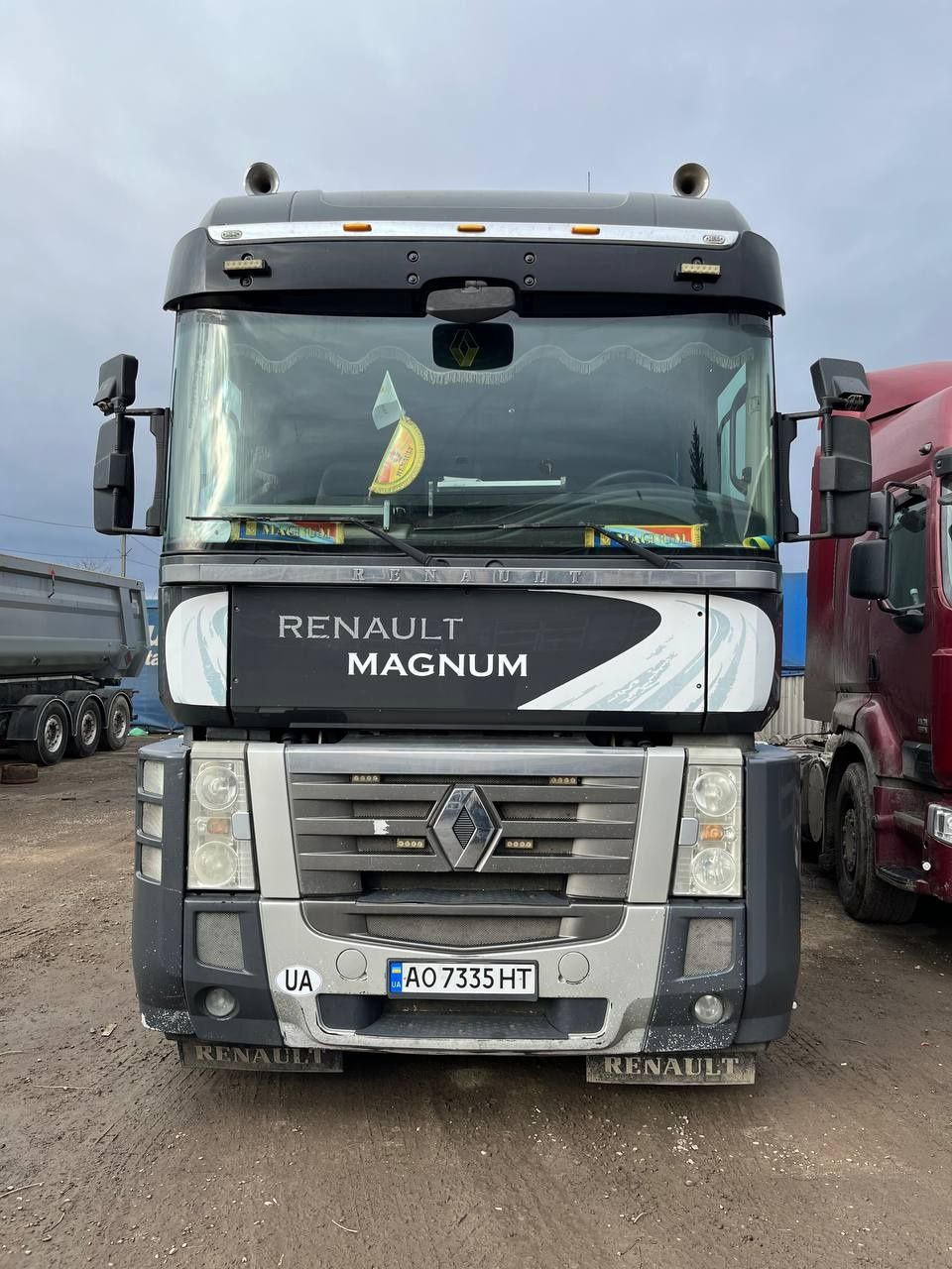 Продам сцепку, тягач RENAULT MAGNUM с полуприцепом KRONE.Евро-5. Идеал