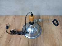 Lampa Zaciskowa z drewna i aluminium IKEA Typ K9301 lata 90 Vintage