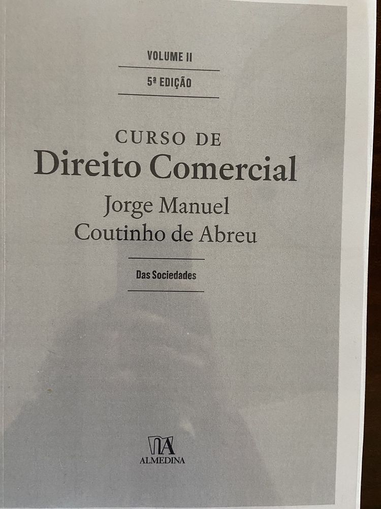 Curso de Direito Comercial