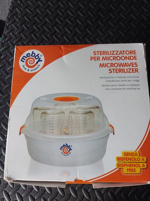 Sterylizator do mikrofalówki na butelki