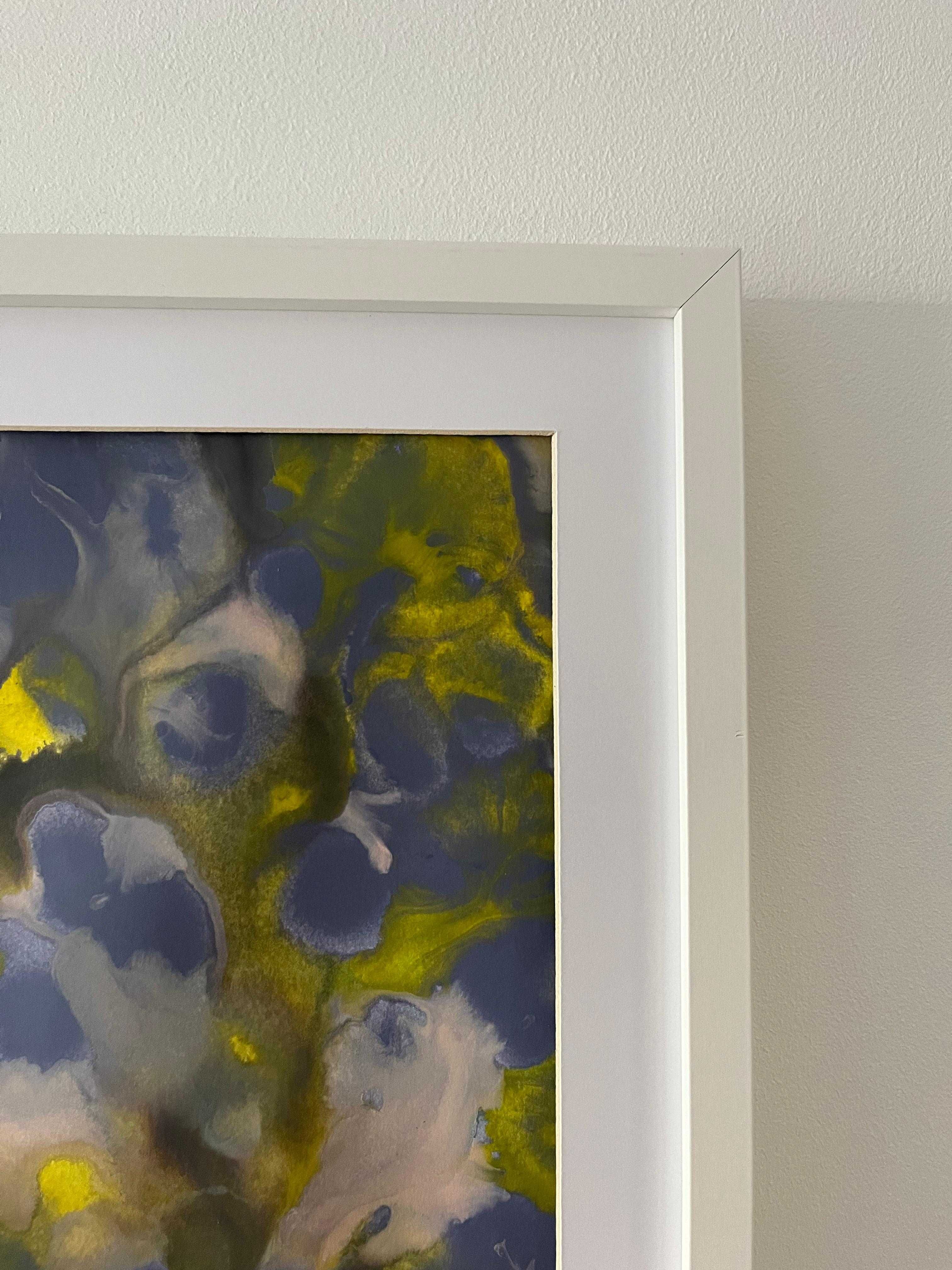 Pintura abstrata em acrílico