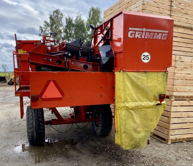 Kombajn do ziemniaków Grimme SE 75-30 naprowadzanie sortownia