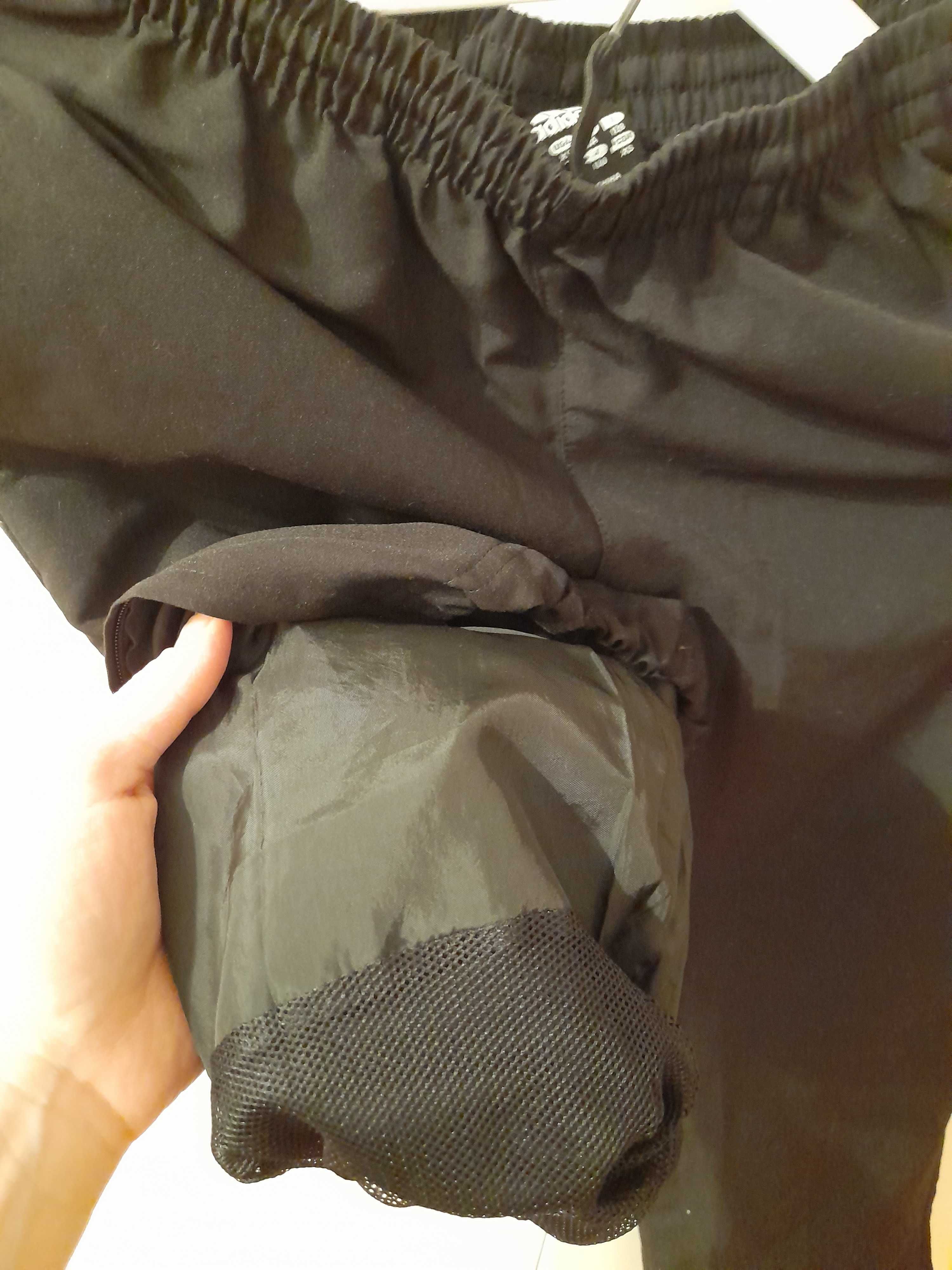 Spodnie adidas czarne sportowe 128 cm