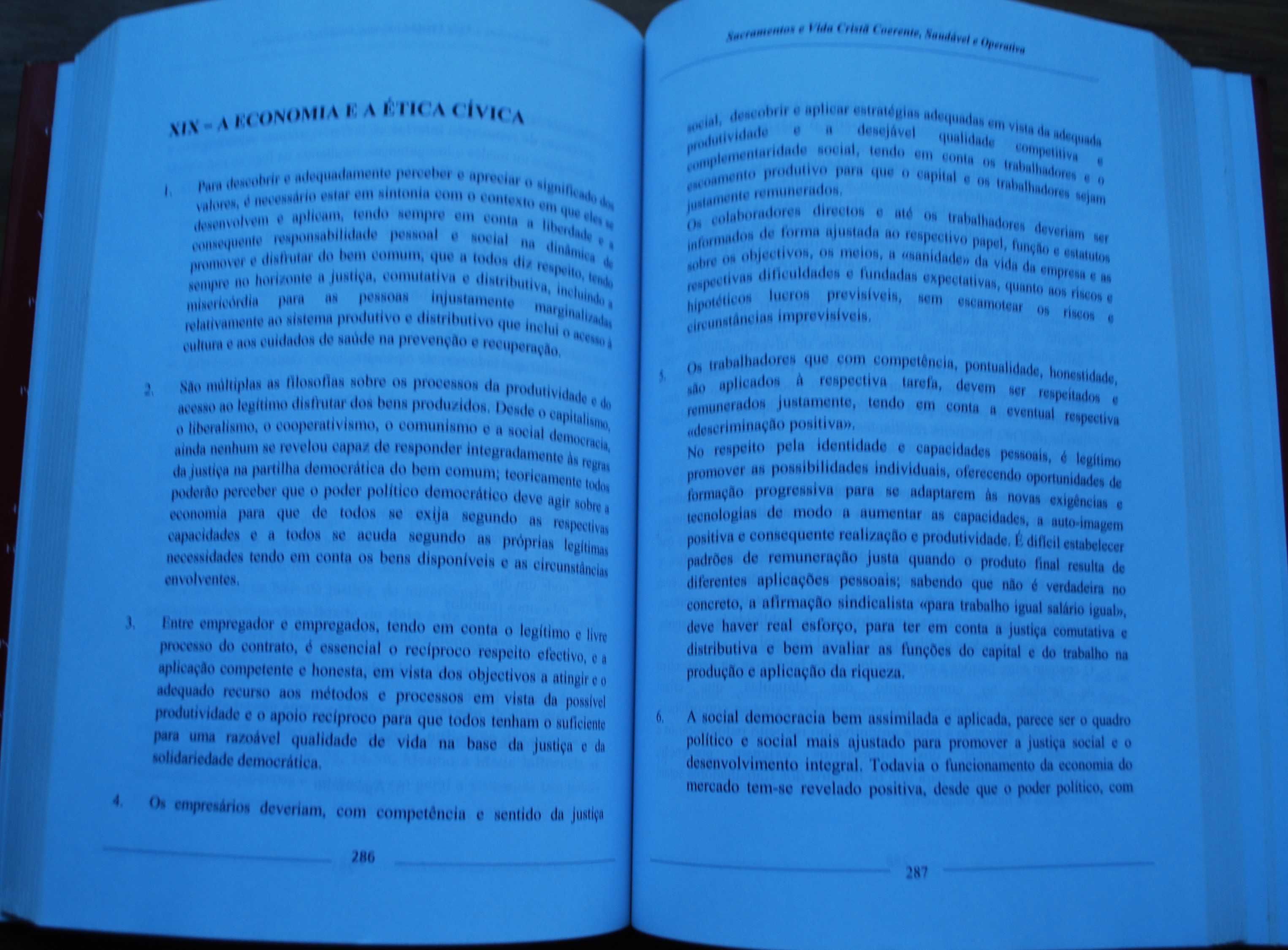 Sacramentos e Vida Cristã Coerente Saudável e Operativa