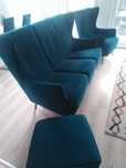 Sofa 3 osobowa kolor morski