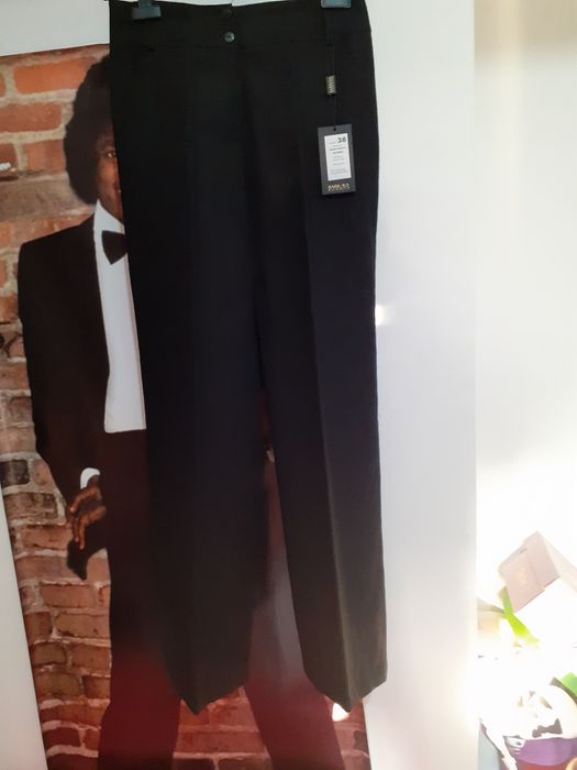 Spodnie Stylowe czarne 100% Ramia Barbara