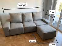 Sofá modular 3 lugares Banak