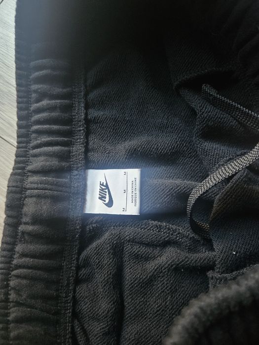 Spodnie dresowe Nike M męskie czarne bawełna stan igła