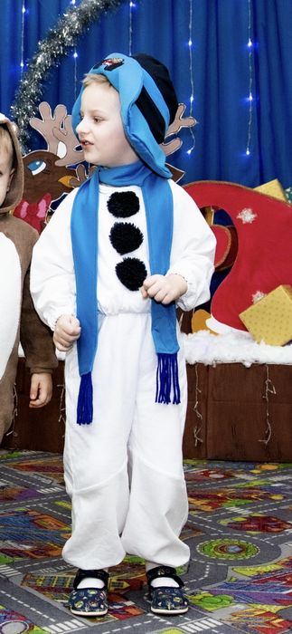 Дитячий костюм сніговика
