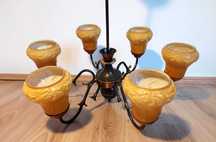 Lampa z czasów PRL lata "70 Retro kolekcje vintage