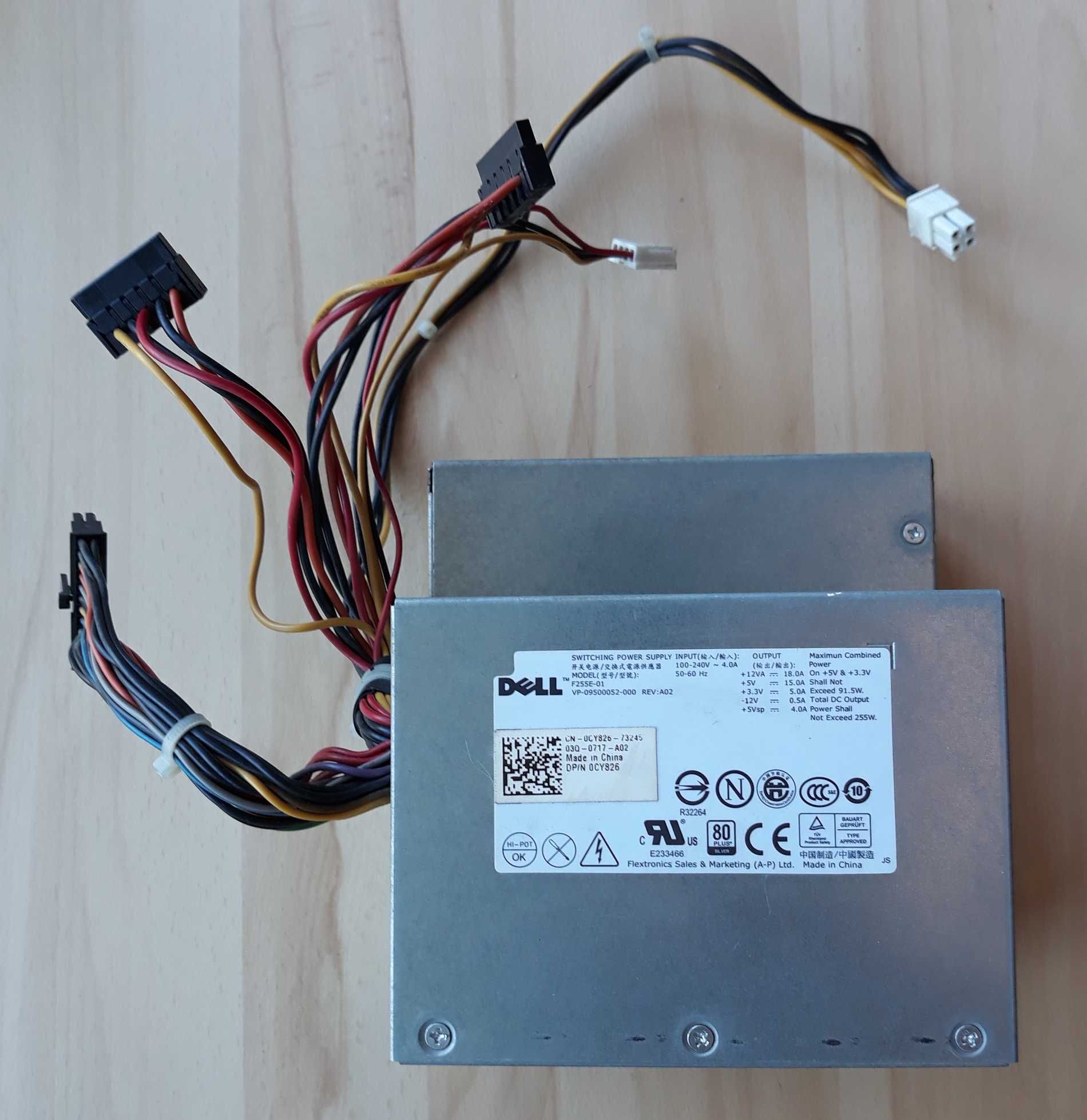 Zasilacz do komputera Dell Optiplex 780 miniwieża.