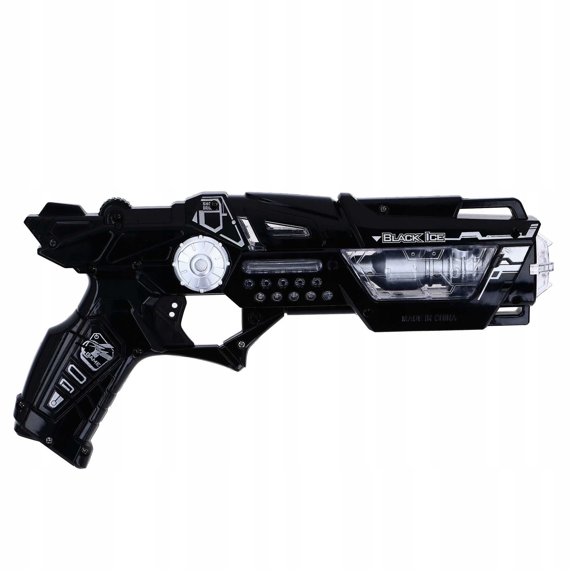 Pistolet dla dzieci dźwiękowy świecący na baterie