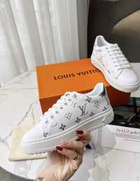 LOUIS VUITTON Buty Sportowe 'TIME OUT' biało szare