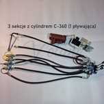 Rozdzielacz 3 Sekcyjny Zewnętrzny Hydrauliczny C-360 Cylinder C360