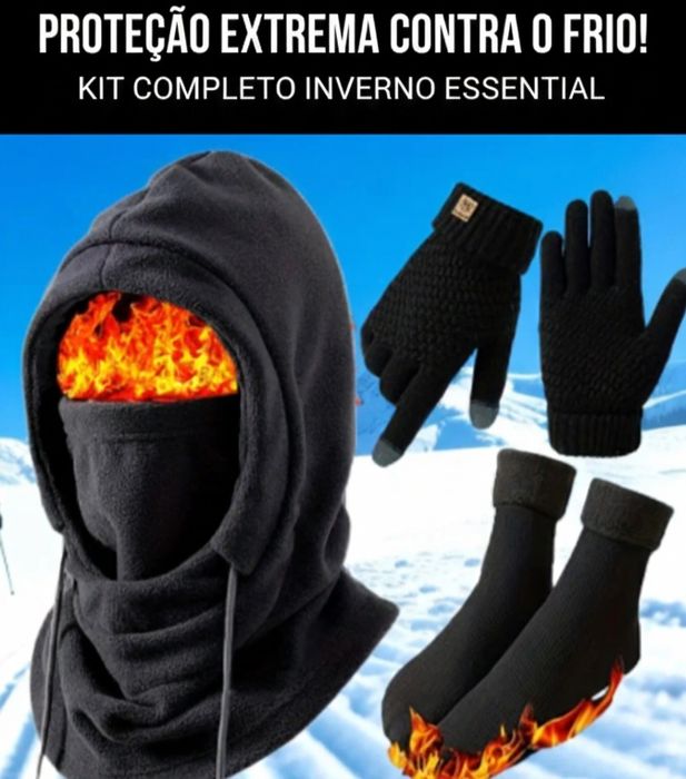 Pagar na entrega Conjunto de 3/4 peças de chapéu de inverno, cobertura